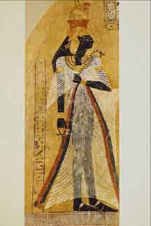 216x324 Wall Paintings Of Queen Nefretete And Offering In Ancient Egypt - Egyptian Queen Painting