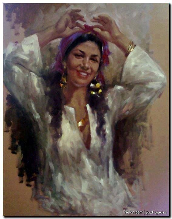 567x720 Pin By Nadia Al On Art Arabic Figurative - Egyptian Woman Painting