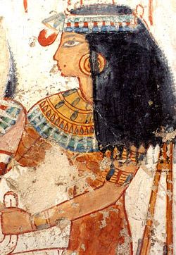 250x362 A Beautiful And Richly Dressed Woman From Tomb Of Menna - Egyptian Woman Painting