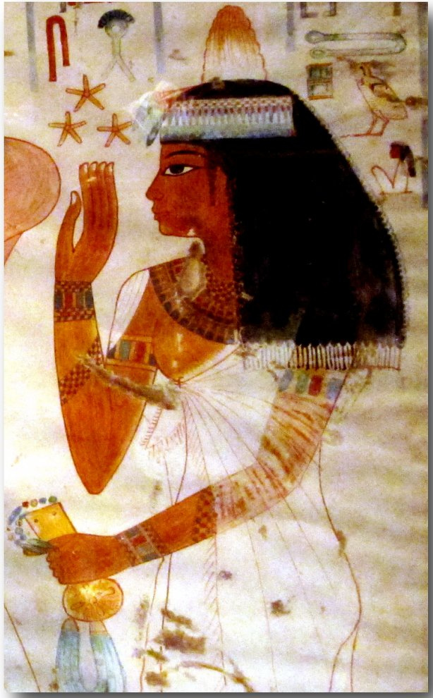 614x990 Women In Ancient Egyptian Art 003 Facsimile Series - Egyptian Woman Painting