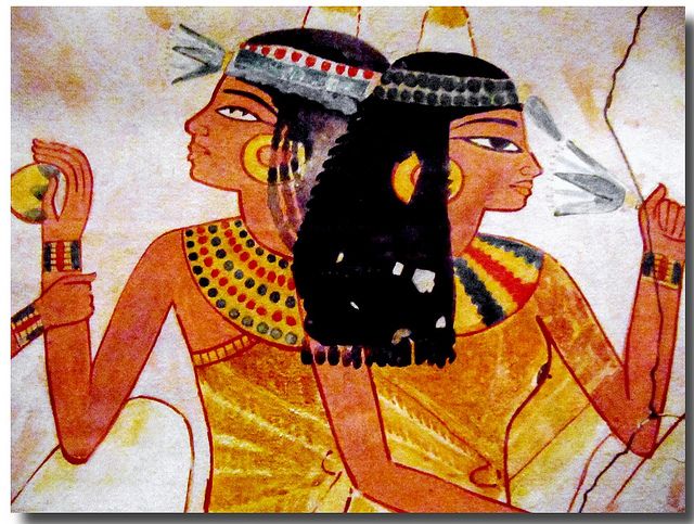 640x483 Women In Ancient Egyptian Art 021 Ancient Egyptian Women - Egyptian Woman Painting