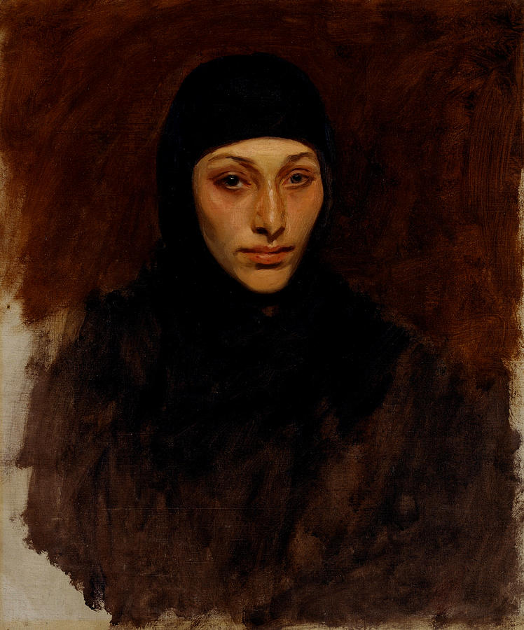 748x900 An Egyptian Woman Painting By John Singer Sargent - Egyptian Woman Painting