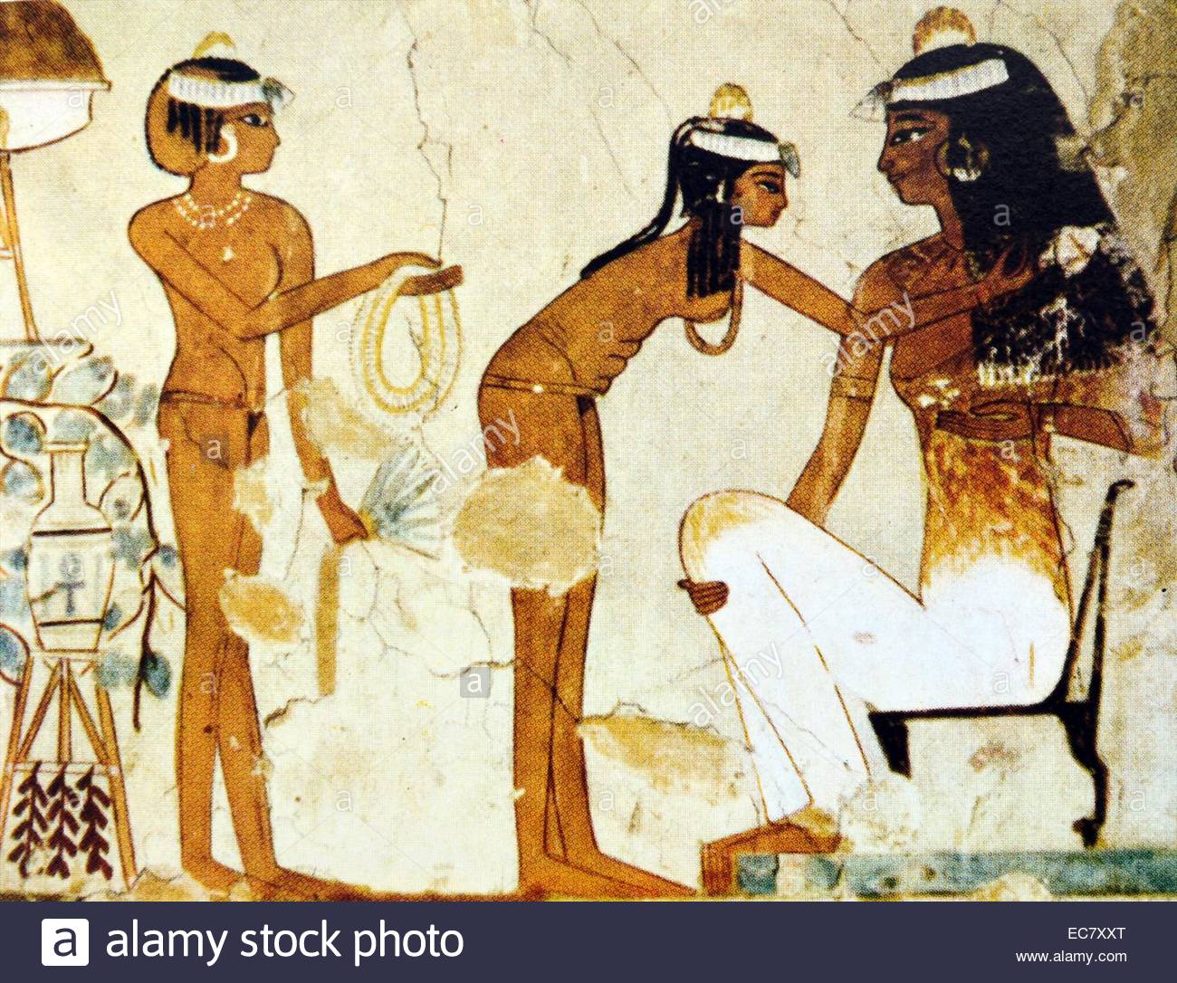 1300x1086 Ancient Egyptian Woman Painting Stock Photos Amp Ancient Egyptian - Egyptian Woman Painting