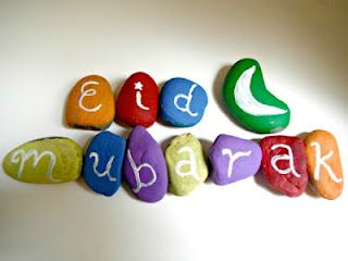 320x240 Eid Mubarak Rocks! Color Code The Painted Rocks Into 2 Team - Eid Mubarak Painting