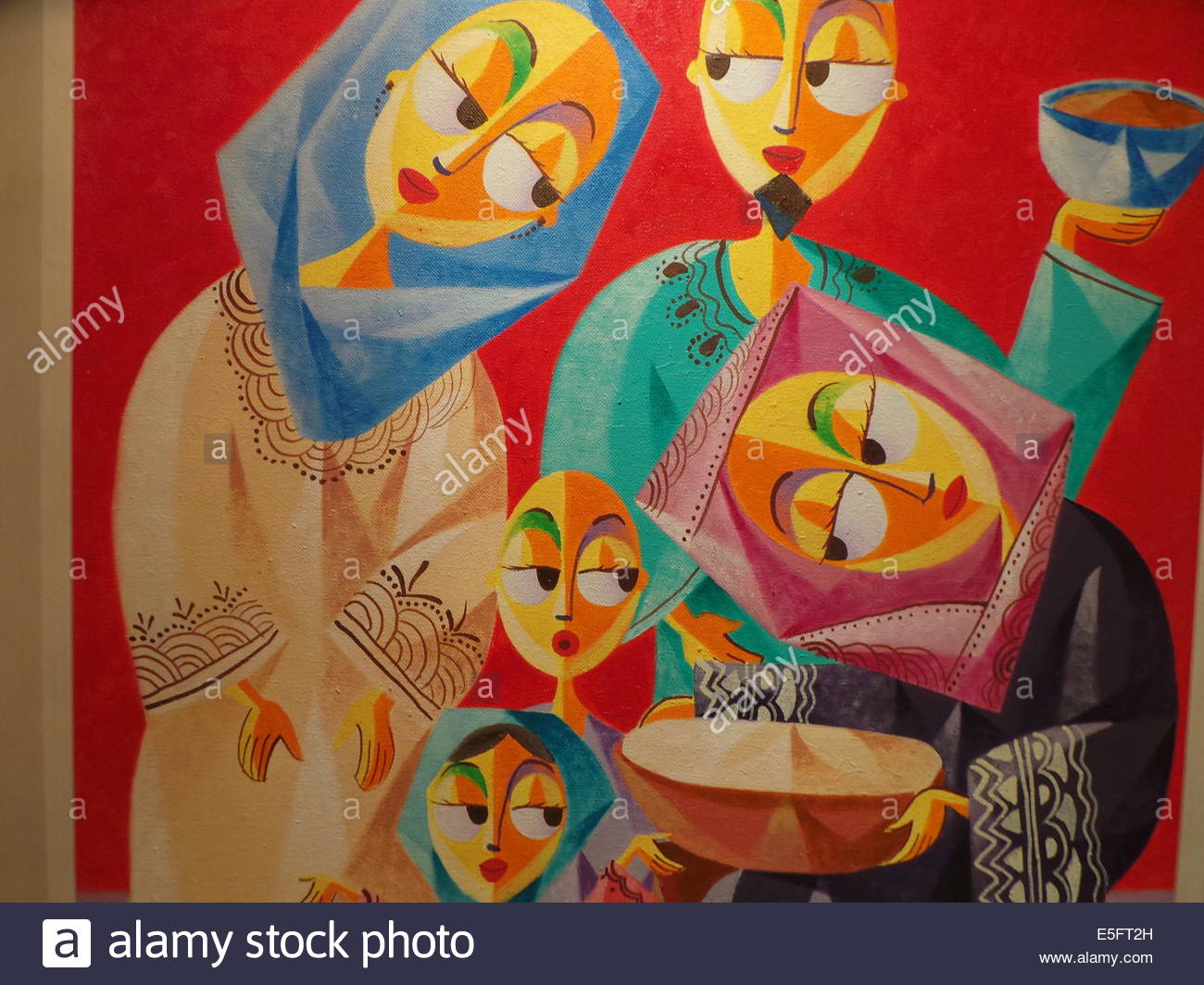 1300x1064 A Painting Of Jovan Benito Entitled Southern Flavors Is - Eid Painting