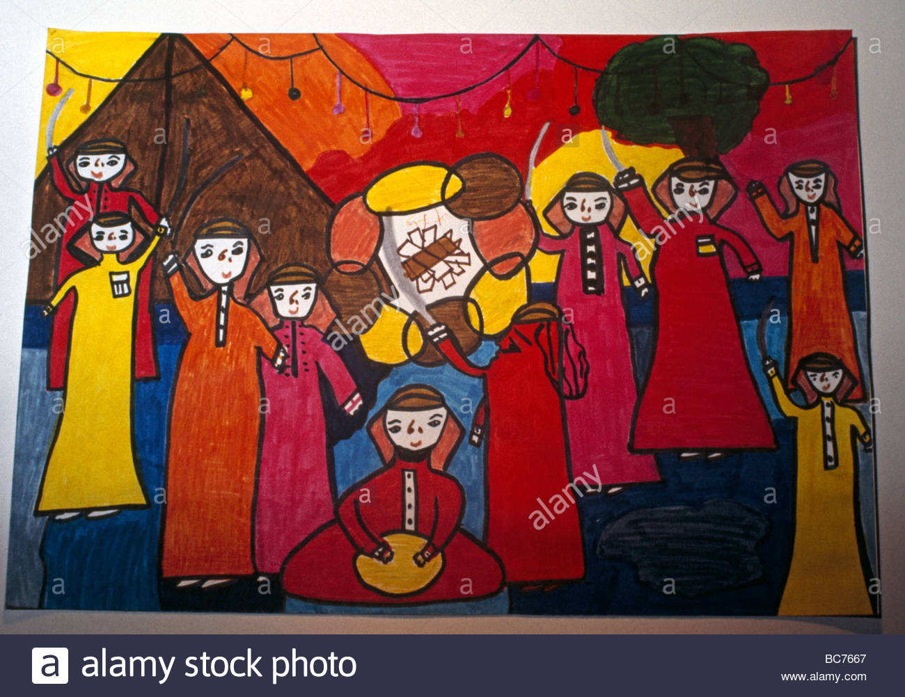 1300x1002 Islamic Children Painting Eid By Muflih Muhammed Saudi Arabia 11 - Eid Painting