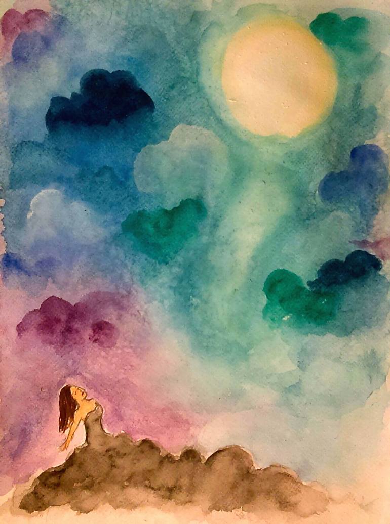 770x1036 Saatchi Art Sonata Painting By Jen Hallbrown - Eid Painting