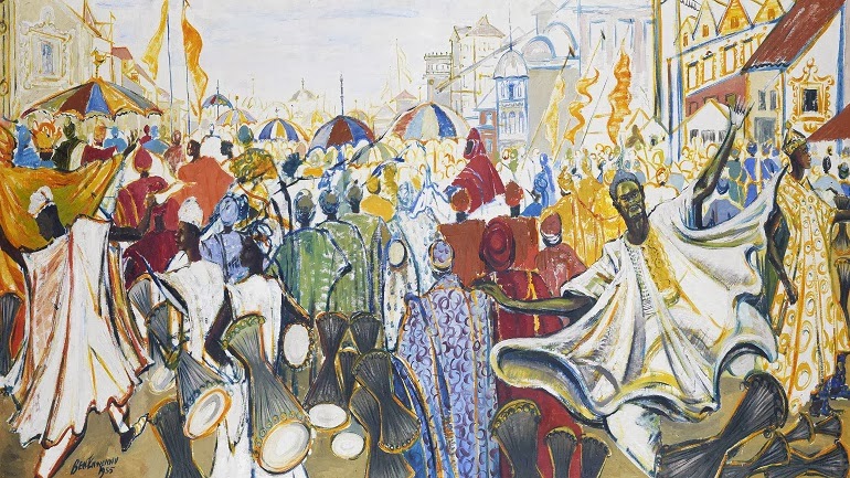 770x433 Art Now And Then Ben Enwonwu - Eid Painting