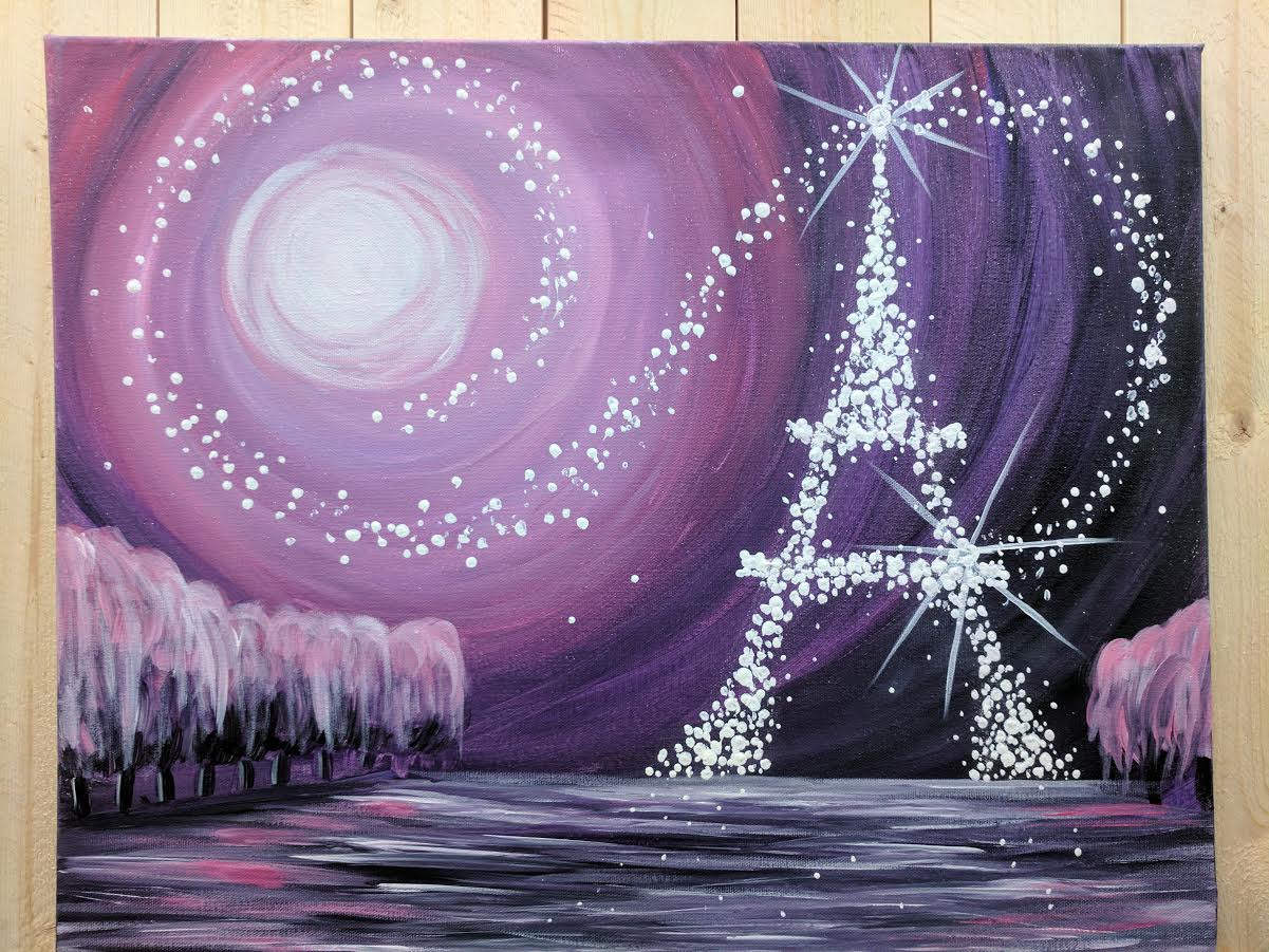 1201x901 Eiffel Tower Canvas - Eiffel Tower Canvas Painting