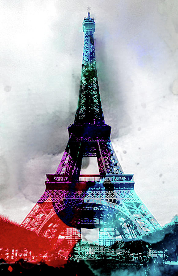 Eiffel Tower Canvas Painting at PaintingValley.com | Explore collection ...