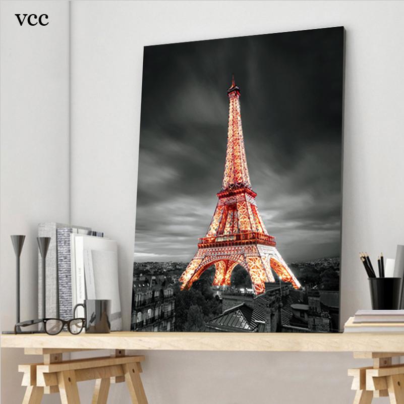 801x801 Paris Eiffel Tower Picture Canvas Art,paintings On The Wall Art - Eiffel Tower Canvas Painting