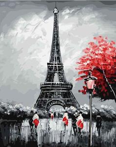 238x300 Under The Eiffel Tower - Eiffel Tower Canvas Painting
