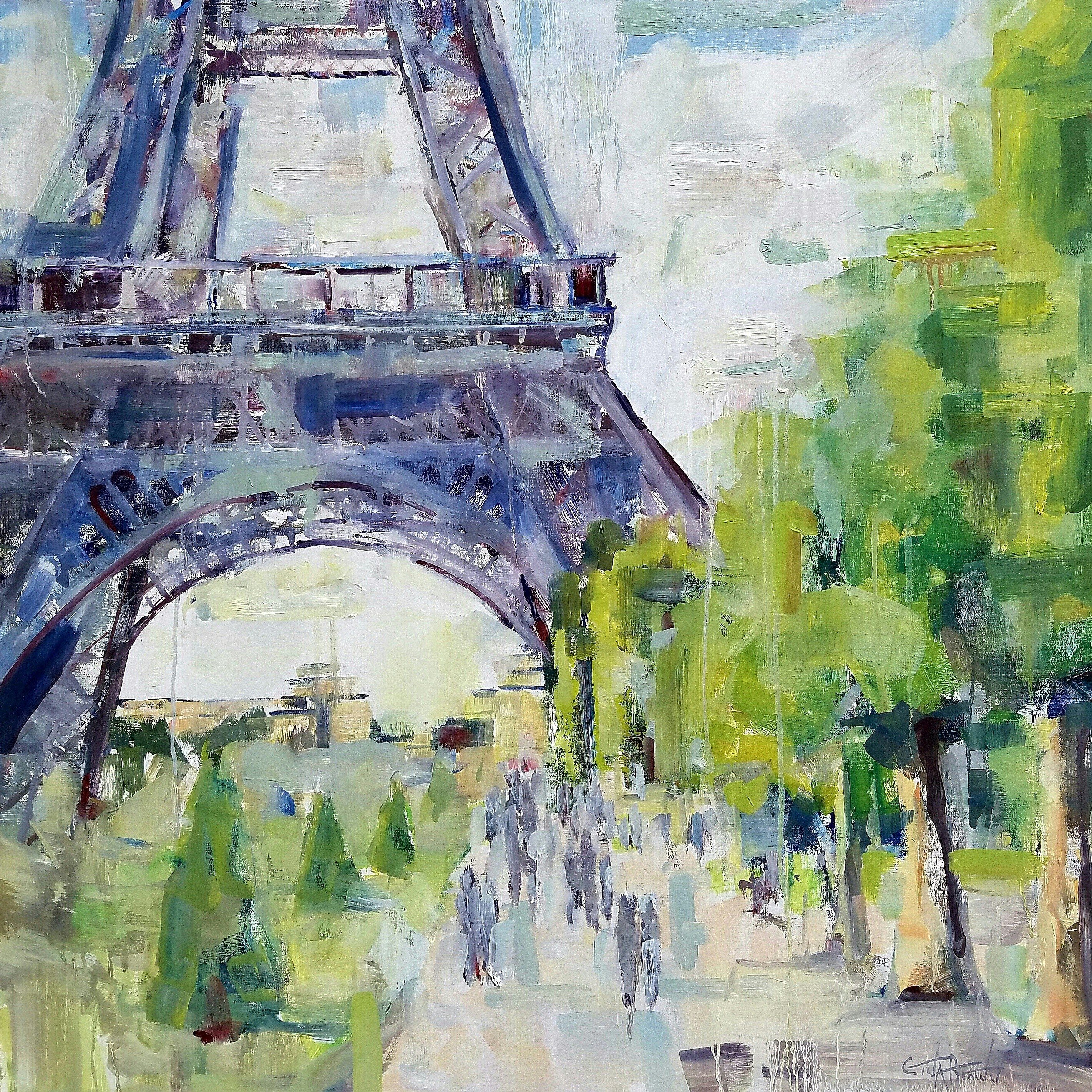 Eiffel Tower Impressionist Painting At Explore