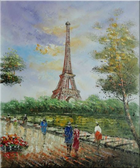 Eiffel Tower Impressionist Painting at PaintingValley.com | Explore ...