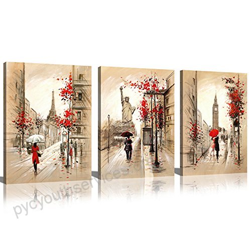 Eiffel Tower Oil Painting On Canvas at PaintingValley.com | Explore ...