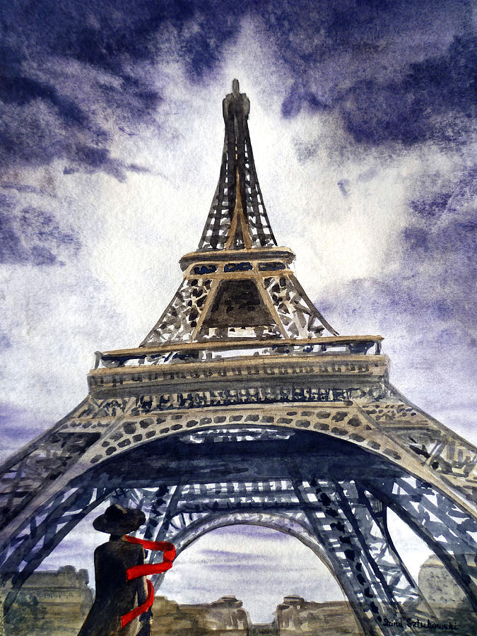 675x900 Eiffel Tower Paris Painting By Irina Sztukowski - Eiffel Tower Painting