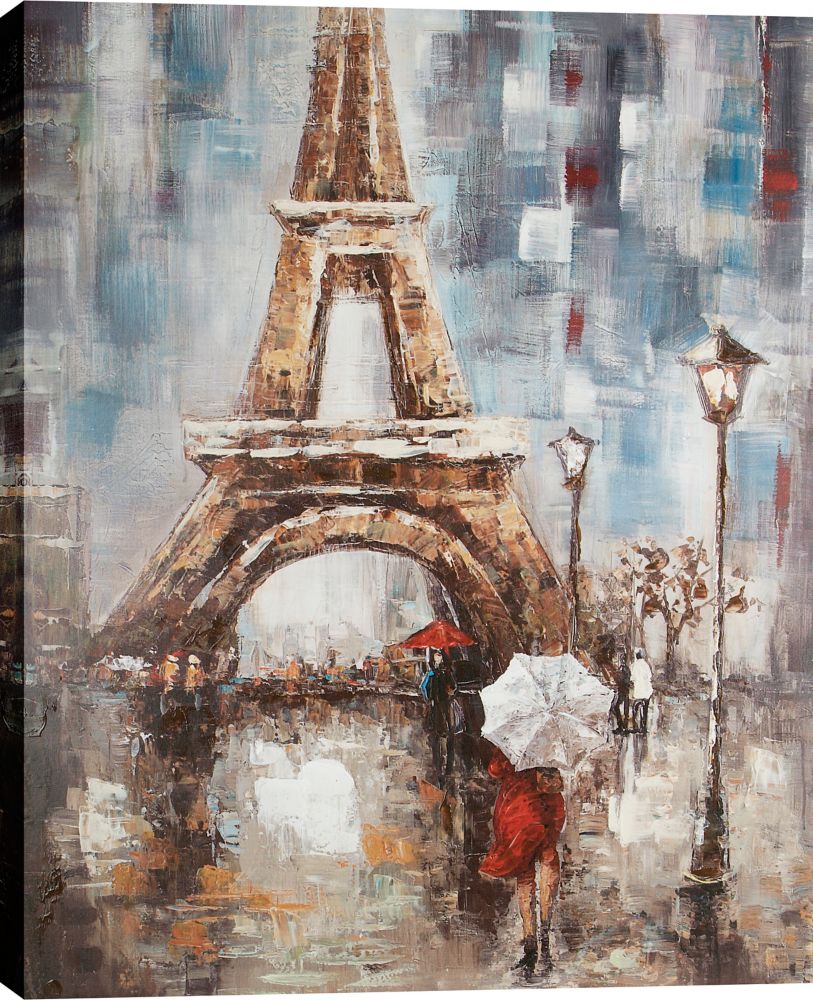 Eiffel Tower Painting at PaintingValley.com | Explore collection of ...