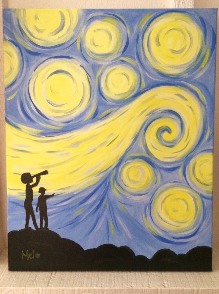 718x960 Paint Nite Masterpieces Crazy For D.i.y. - Eiffel Tower Silhouette Painting