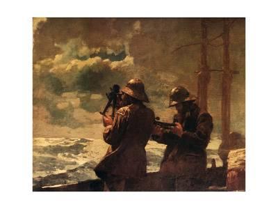 400x300 Eight Bells Art Print By Winslow Homer - Eight Bells Painting