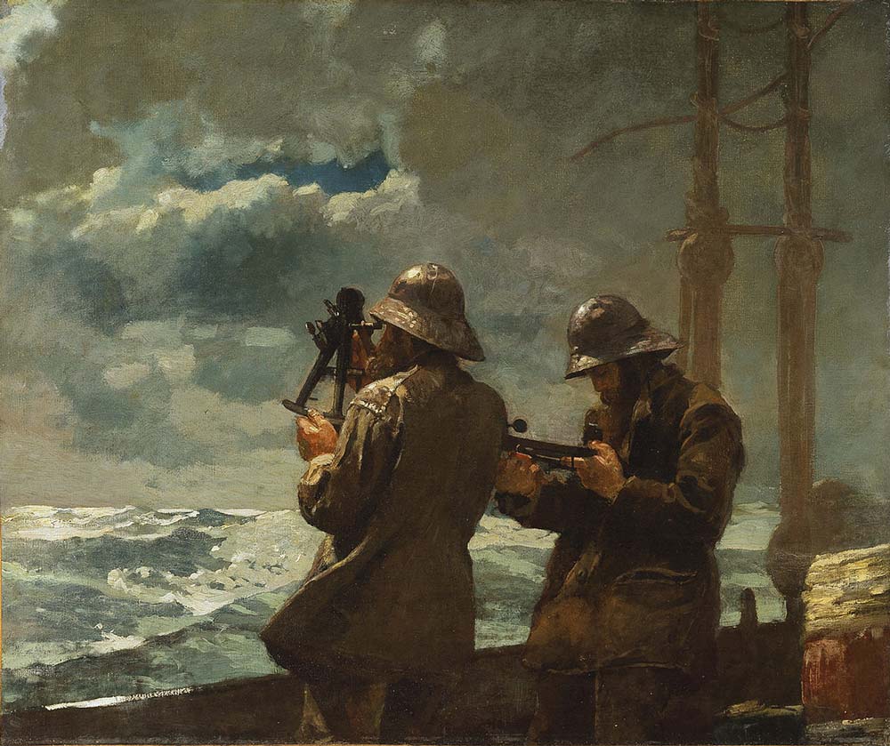 1000x839 Eight Bells By Winslow Homer - Eight Bells Painting
