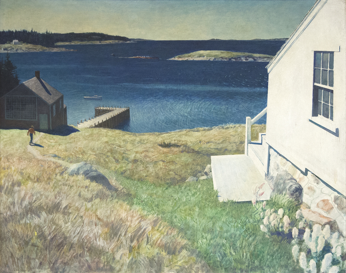 700x553 Souvenir Of Eight Bells N.c. Wyeth Heather James - Eight Bells Painting