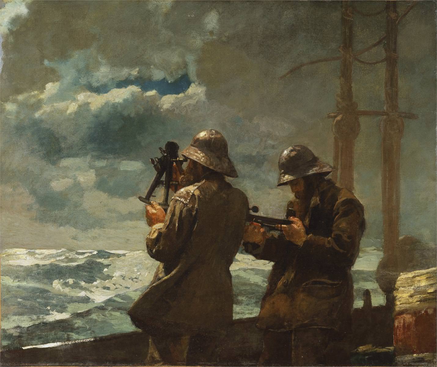 1430x1200 Eight Bells, 1887 By Winslow Homer - Eight Bells Painting