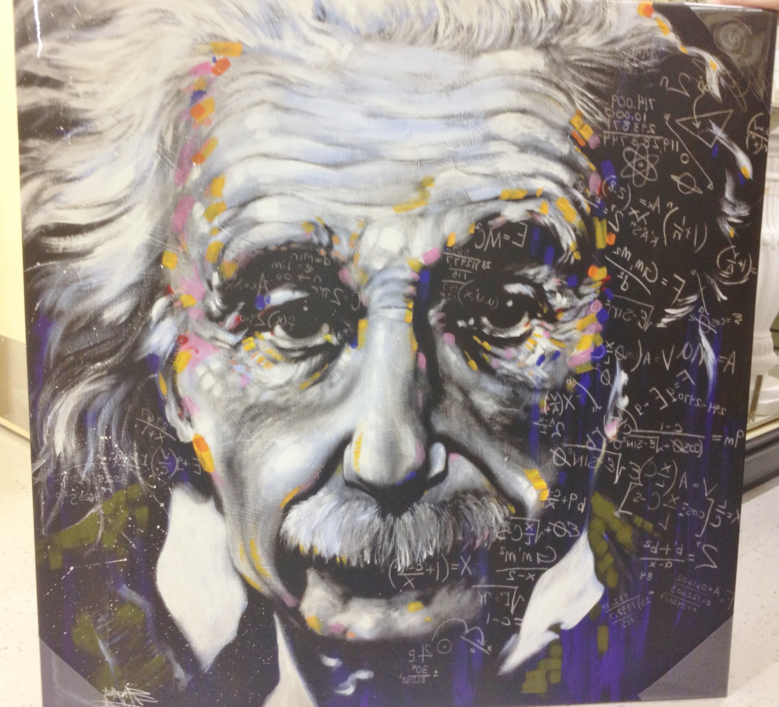 2694x2446 Showing Gallery Of Gordmans Canvas Wall Art (View 6 Of 15 Photos) - Einstein Canvas Painting