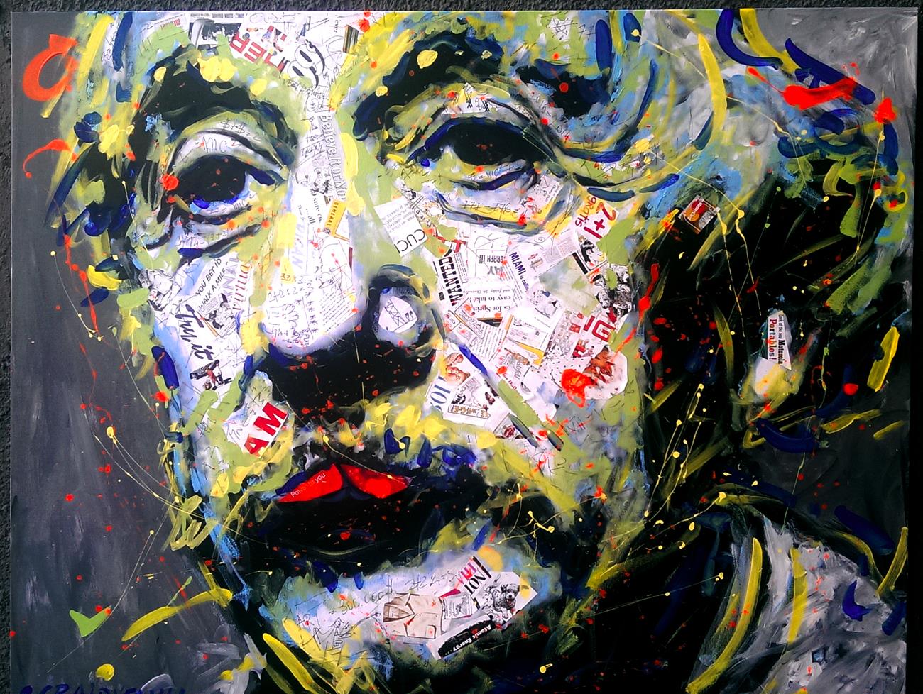 1300x978 Albert Einstein Painting By Costin Craioveanu - Einstein Painting