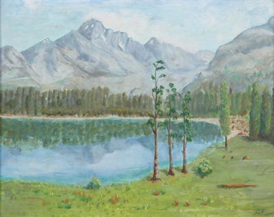 400x318 Dwight Eisenhower - Eisenhower Painting