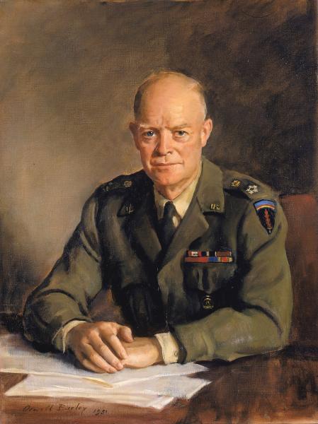 449x600 General Dwight D. Eisenhower, Supreme Commander Of Allied Powers - Eisenhower Painting