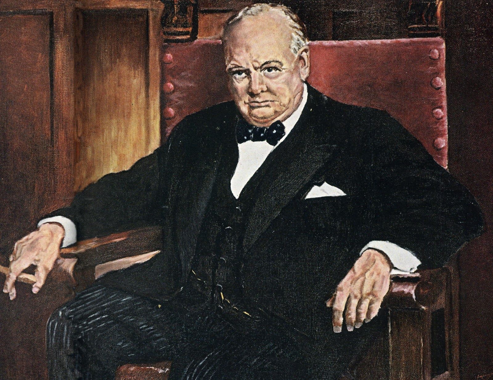 1600x1234 Winston Churchill As Painted By Dwight Eisenhower Winnie - Eisenhower Painting