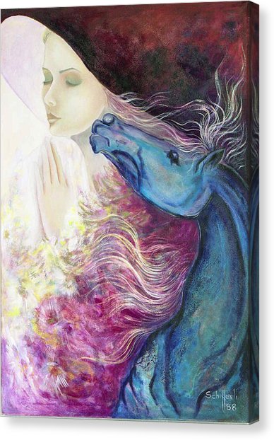 388x622 El Beso Painting By Gladys Schifferli - El Beso Painting