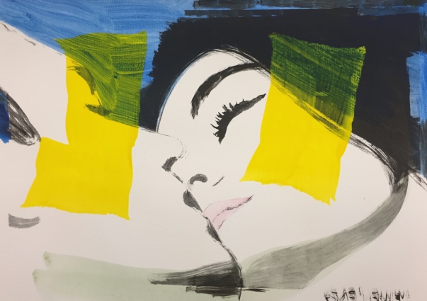 603x425 El Beso By Manuel Perez Lopez, 2016 Painting Artsper (33249) - El Beso Painting