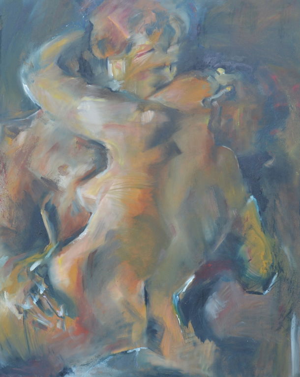 610x768 El Beso The Kiss Olga Armand Ugon - El Beso Painting
