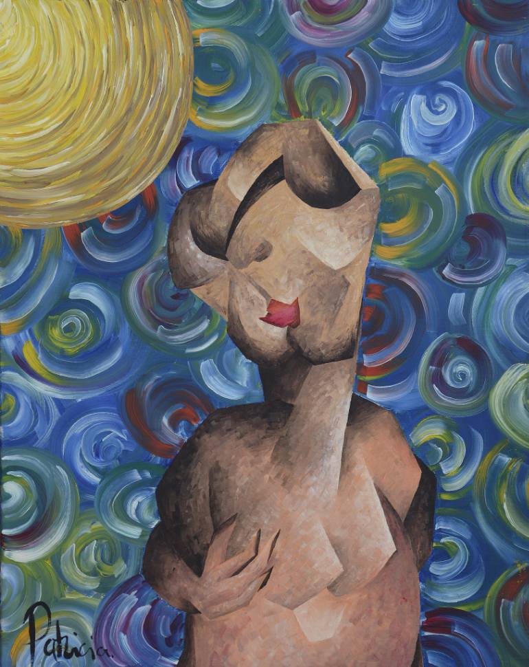 770x970 Saatchi Art El Beso. Painting By Patricia Ruiz - El Beso Painting