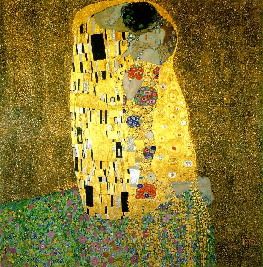 893x906 El Beso Art Klimt, Paintings And Oil - El Beso Painting