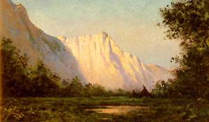 300x176 El Capitan Painting Jules Tavernier Oil Paintings - El Capitan Painting