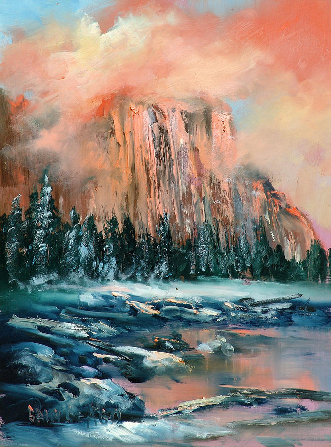 667x900 El Capitan Painting By Sally Seago - El Capitan Painting