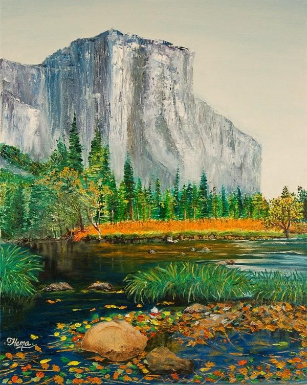 600x753 Standing Tall - El Capitan Painting