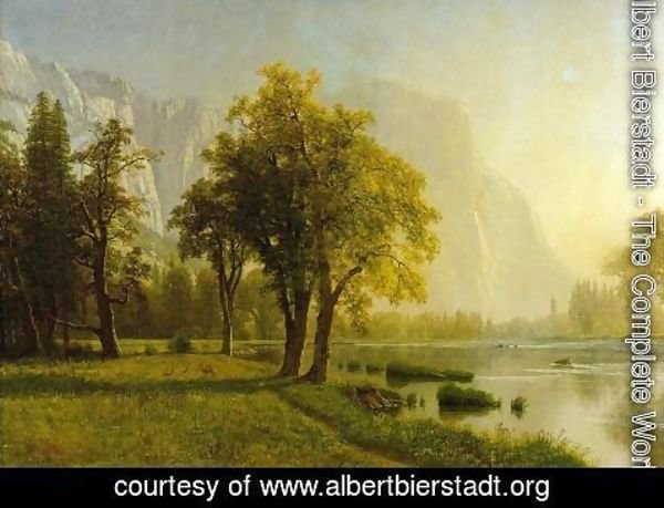 600x459 Albert Bierstadt - El Capitan Painting