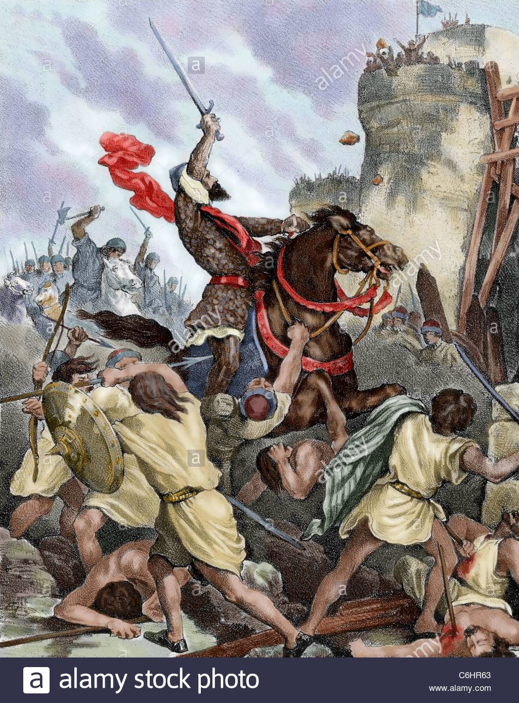 1026x1390 Rodrigo Diaz De Vivar (C.1043 1099), Known As El Cid. Castilian - El Cid Painting