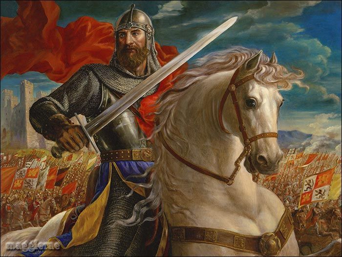 700x526 Rodrigo Diaz De Vivar El Cid The Name El Cid Is Moorish, It - El Cid Painting
