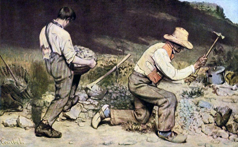950x587 Gustave Courbet - El Desperado Painting