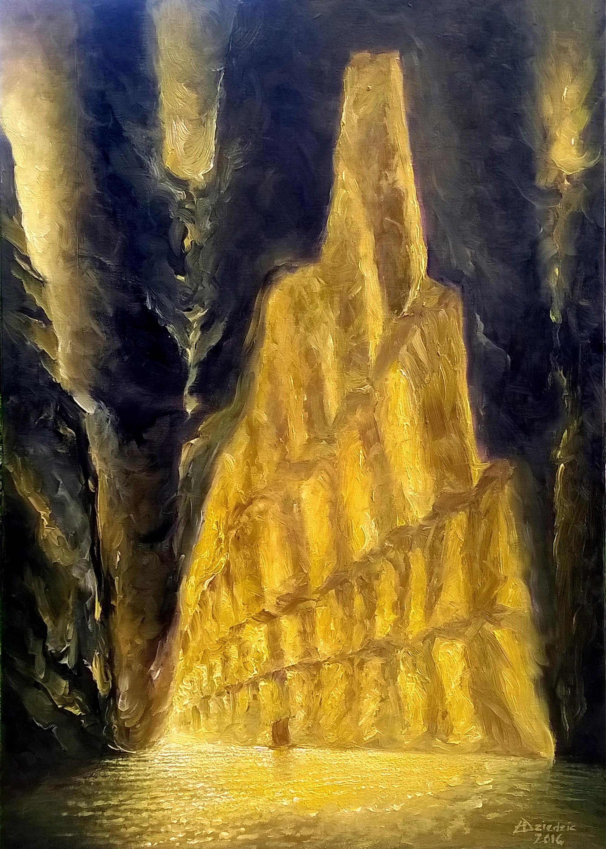 2000x2800 Lost Eldorado 2028 Oil Painting On Canvas. Modern Art - El Dorado Painting