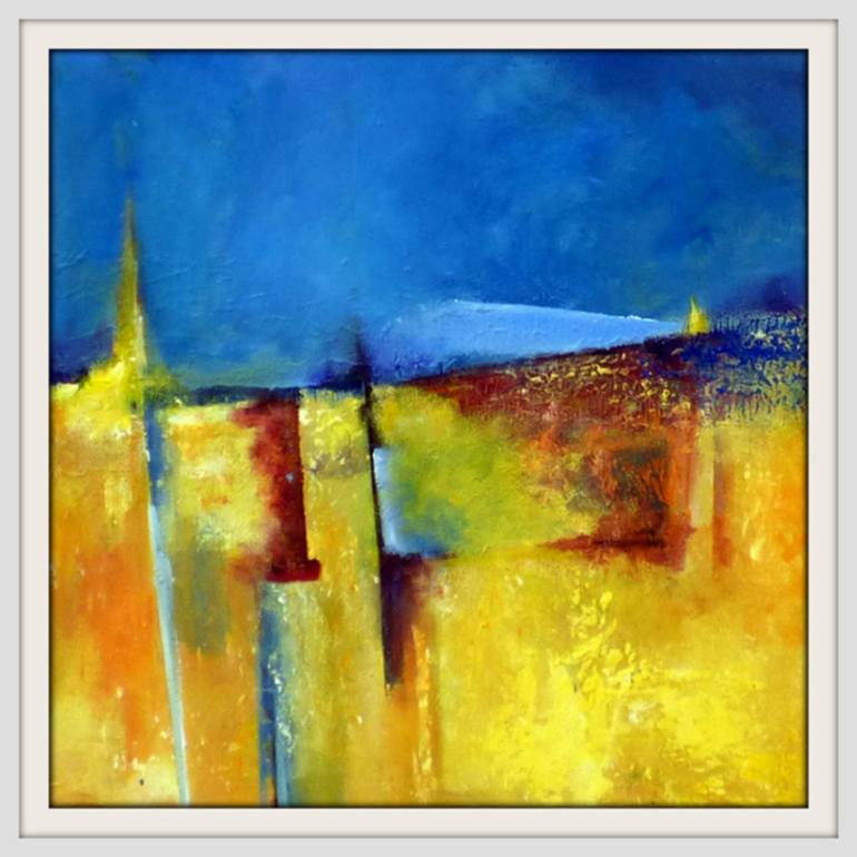 770x770 Saatchi Art El Dorado Painting By Dominique Bonhommet - El Dorado Painting