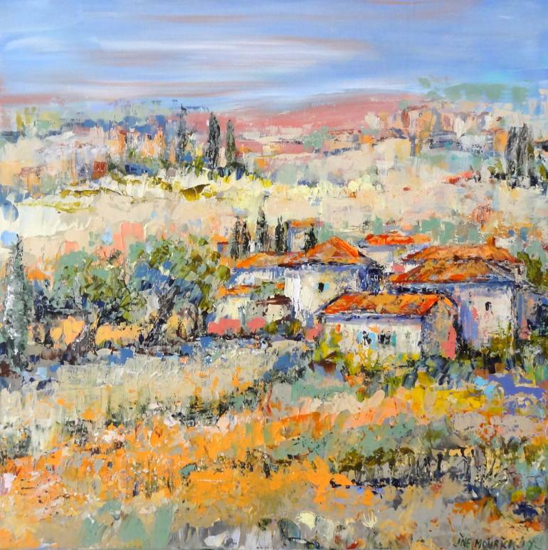 770x772 Saatchi Art Eldorado Painting By Inelouise Mourick - El Dorado Painting