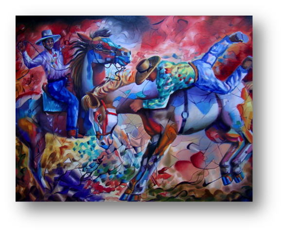 584x479 El Salvador, Sentidos Galeria Gallery 212 Miami - El Salvador Painting