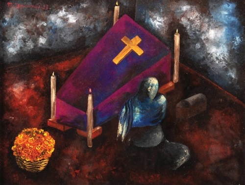 500x377 El Velorio By Izquierdo On Artnet - El Velorio Painting