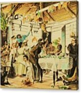 163x186 My Rendering Of El Velorio Painting By Angel Reyes - El Velorio Painting