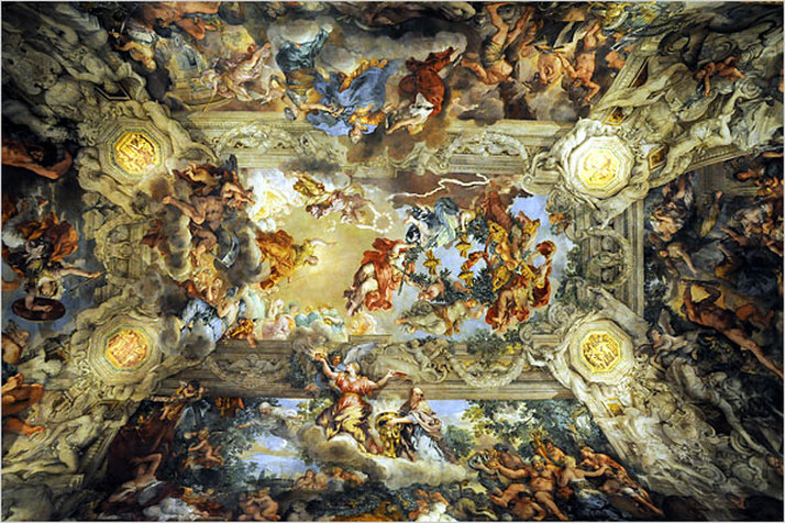 714x476 Palazzo Barberini Triumph Of Divine - Elaborate Painting